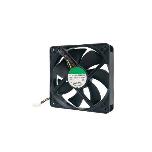 QNAP FAN-12CM-T02 Computerkühlsystem Chipset Ventilator Schwarz 1 Stück(e) – Bild 1