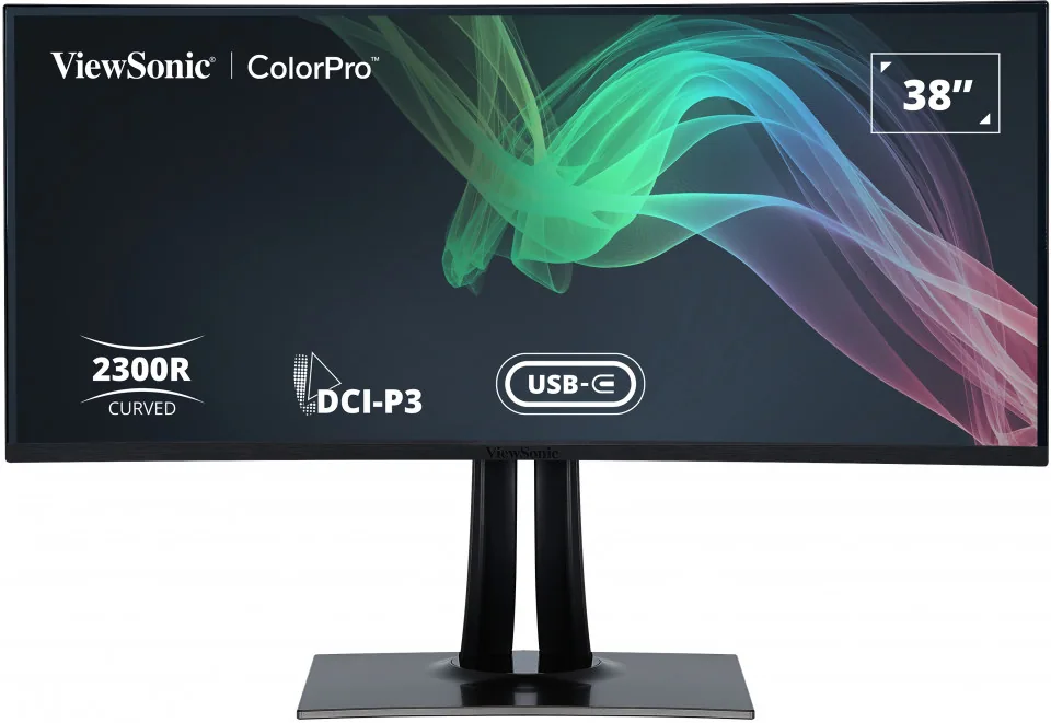 Viewsonic VP3881A Computerbildschirm 96,5 cm (38") 3840 x 1600 Pixel Quad HD+ LED Schwarz – Bild 1
