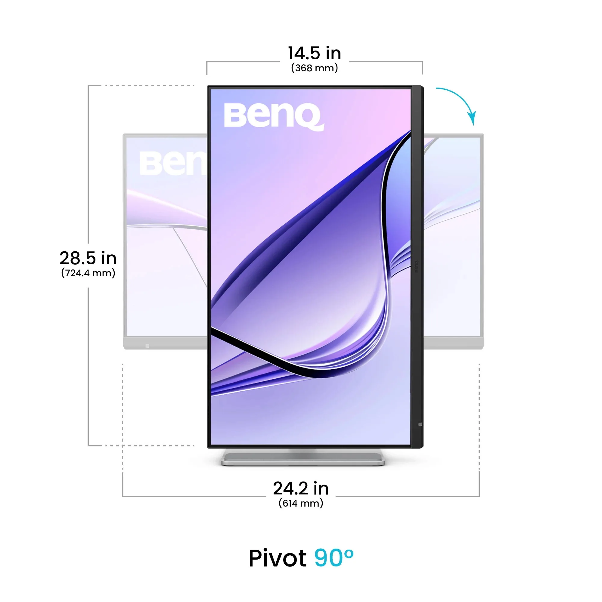 BenQ MA270S Computerbildschirm 68,6 cm (27") 5120 x 2880 Pixel 5K Ultra HD LED Weiß – Bild 4
