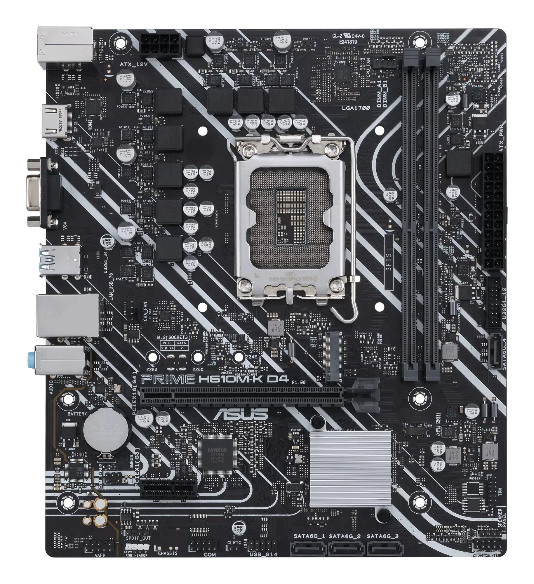 ASUS PRIME H610M-K D4 Intel H610 LGA 1700 micro ATX – Bild 2