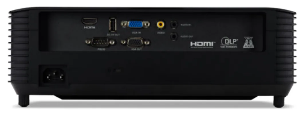 Acer X139 5000 ANSI Lumen DLP WXGA (1200x800) 3D Schwarz – Bild 2
