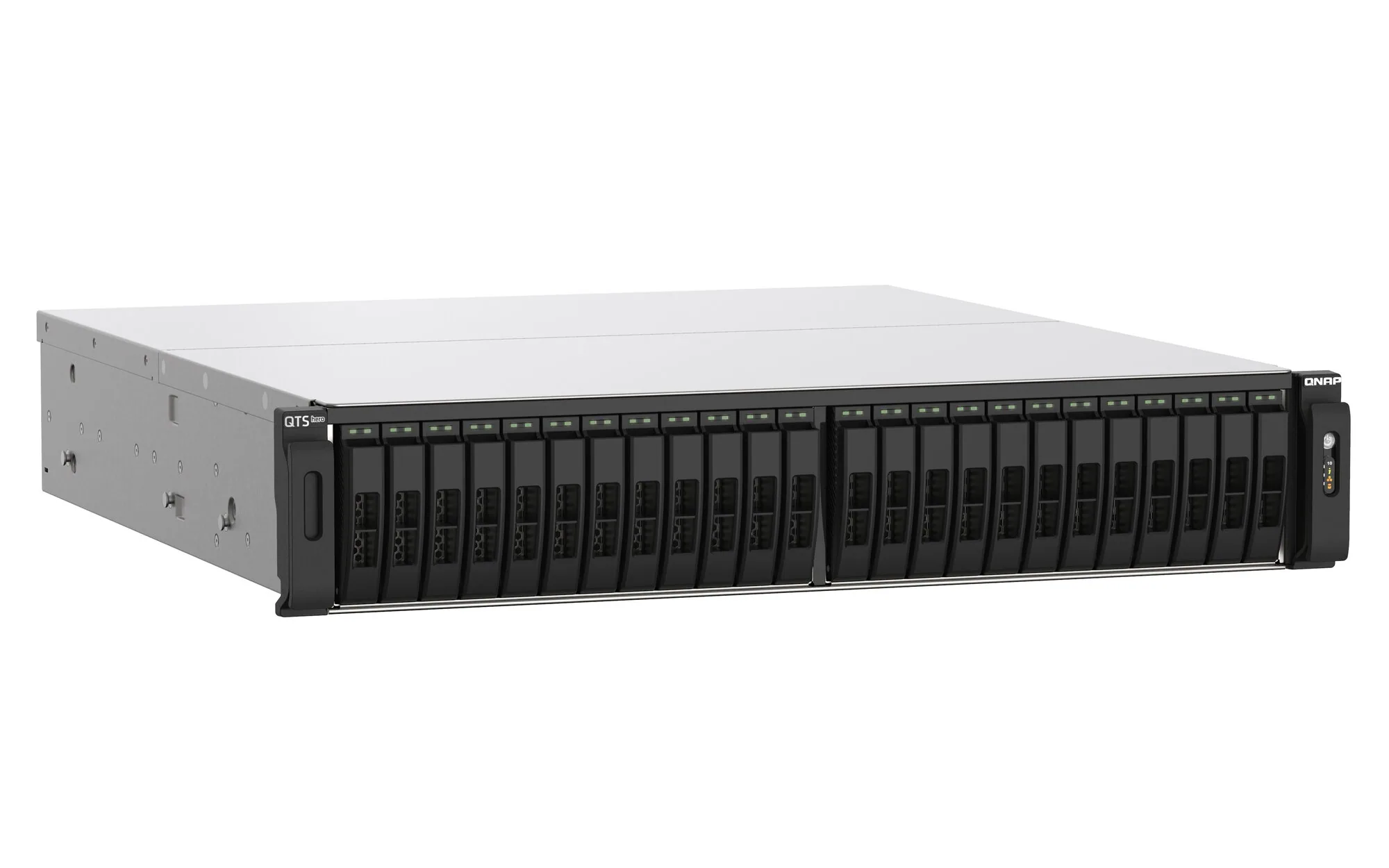 QNAP TS-h2490FU NAS Rack (2U) EPYC 7302P 256 GB DDR4 0 TB QuTS hero Schwarz, Grau – Bild 3