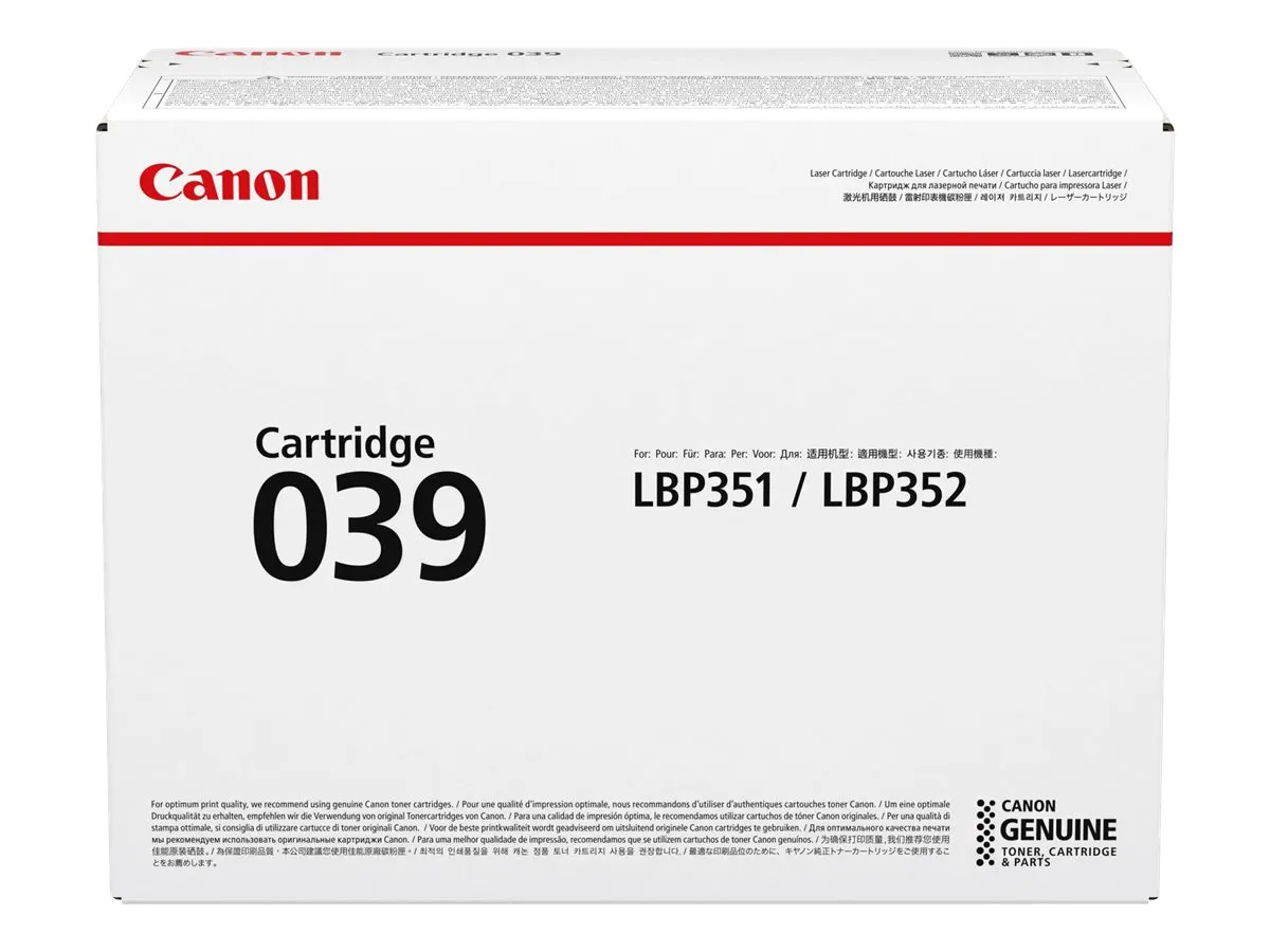 Toner Canon 039 BK           black             11000 Seiten