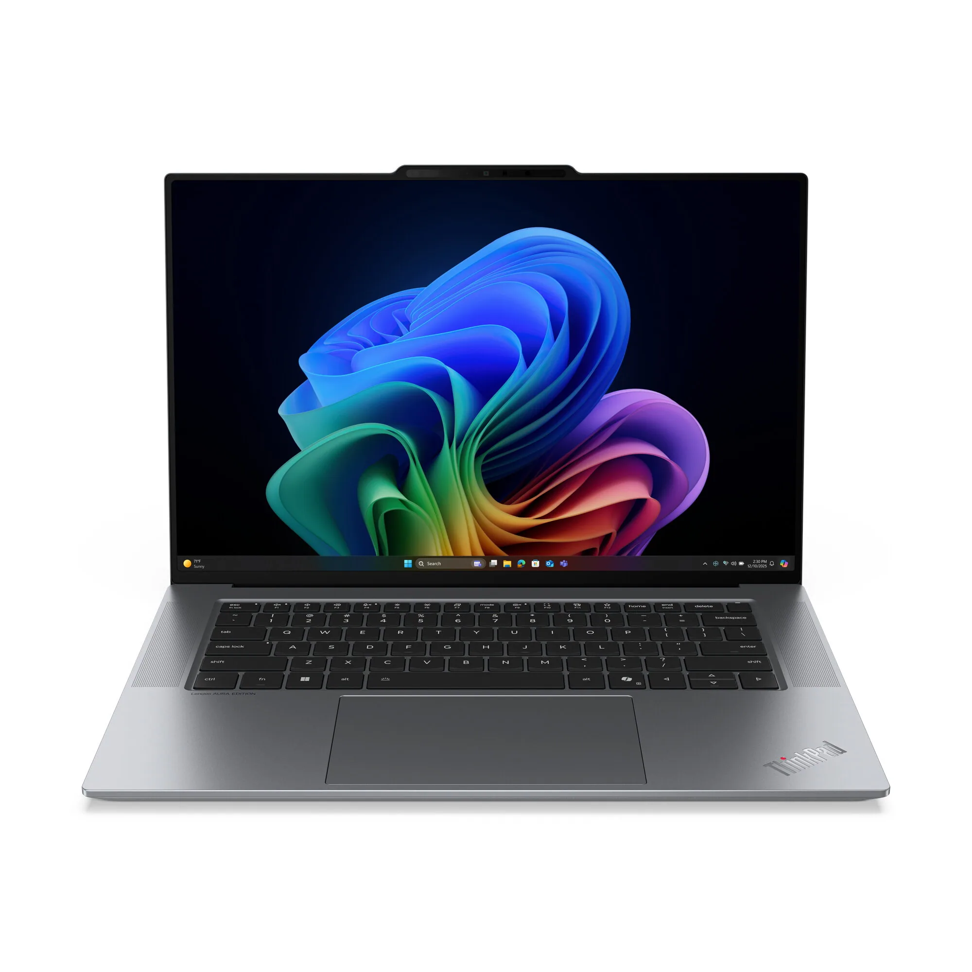 Lenovo ThinkPad X9-15p Gen 1 Aura Edition Copilot+ PC 358H Laptop 38,9 cm (15.3") Touchscreen 2.8K 32 GB LPDDR5x-SDRAM 1 TB SSD Wi-Fi 7 (802.11be) Windows 11 Pro Grau Deutsch – Bild 1