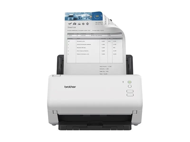 Brother ADS-4100 Scanner ADF-Scanner 600 x 600 DPI A4 Schwarz, Weiß