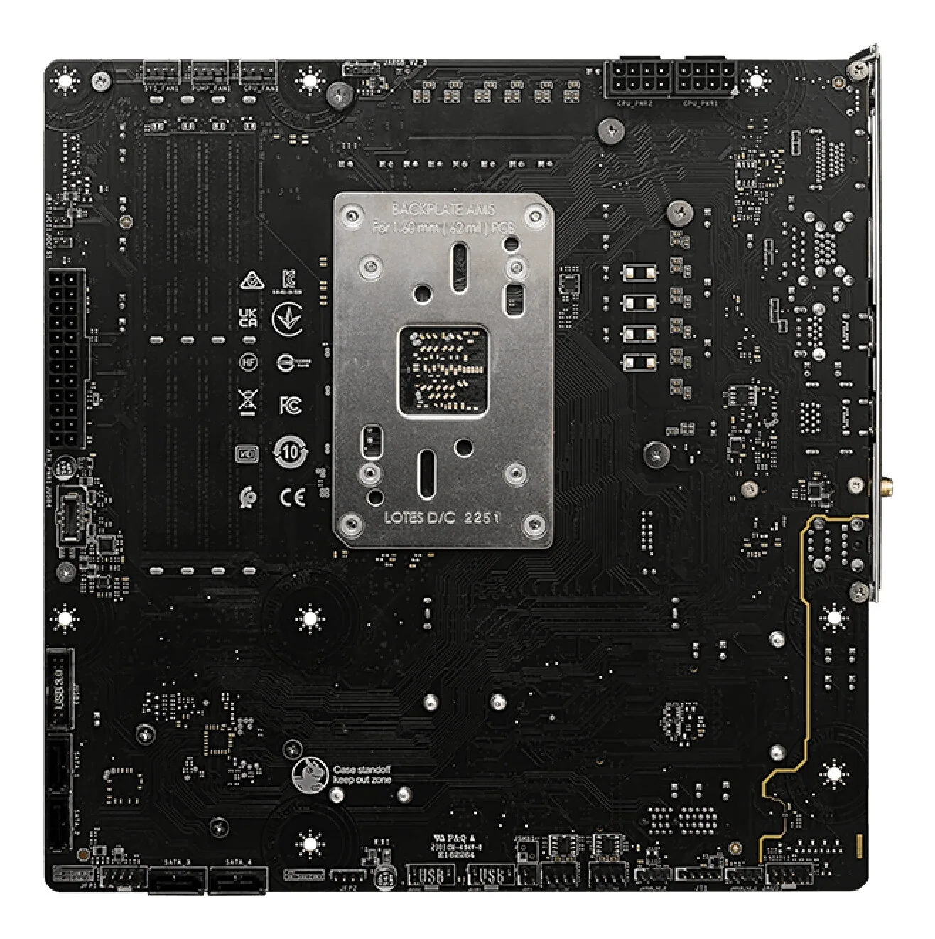 MSI B650M PROJECT ZERO Motherboard AMD B650 Sockel AM5 micro ATX – Bild 3