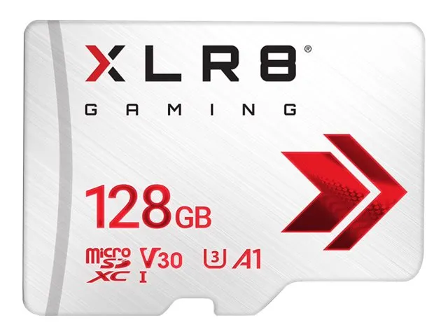 SD MicroSD XC Card PNY XLR8 Gaming Class 10 U3 V30
