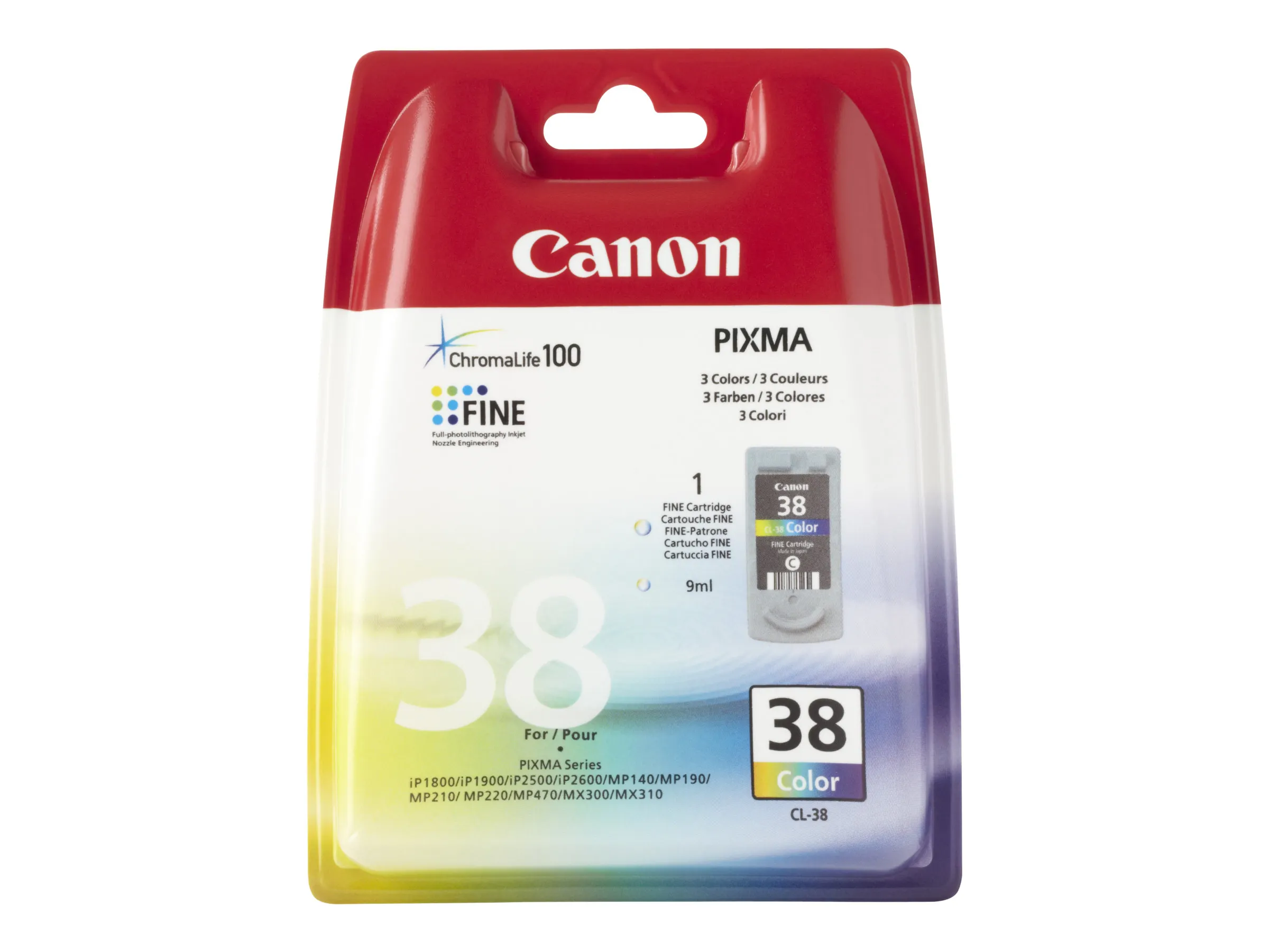 Patrone Canon CL-38            Tricolor