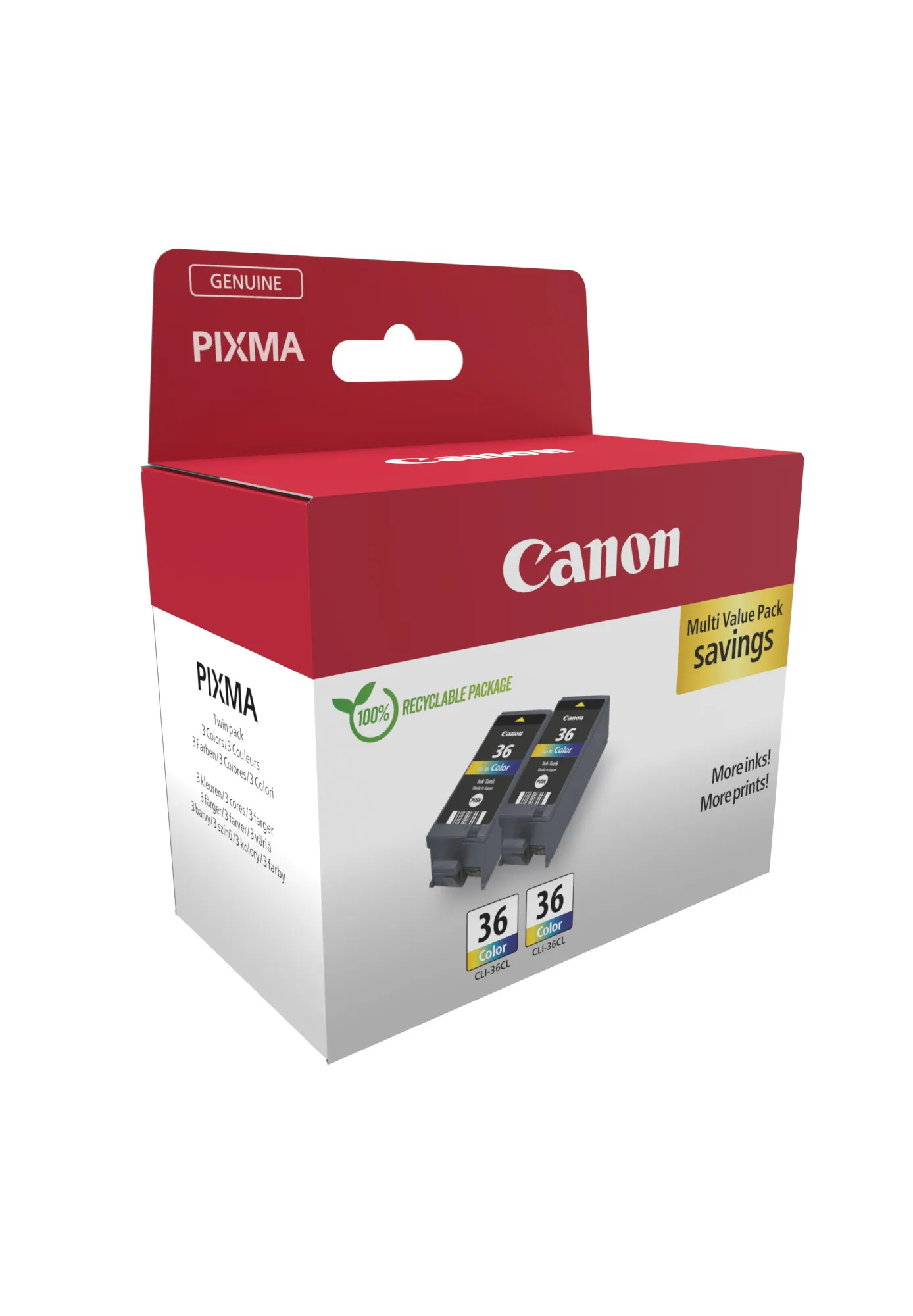 Canon CLI-36 CL Twin Pack – Bild 2
