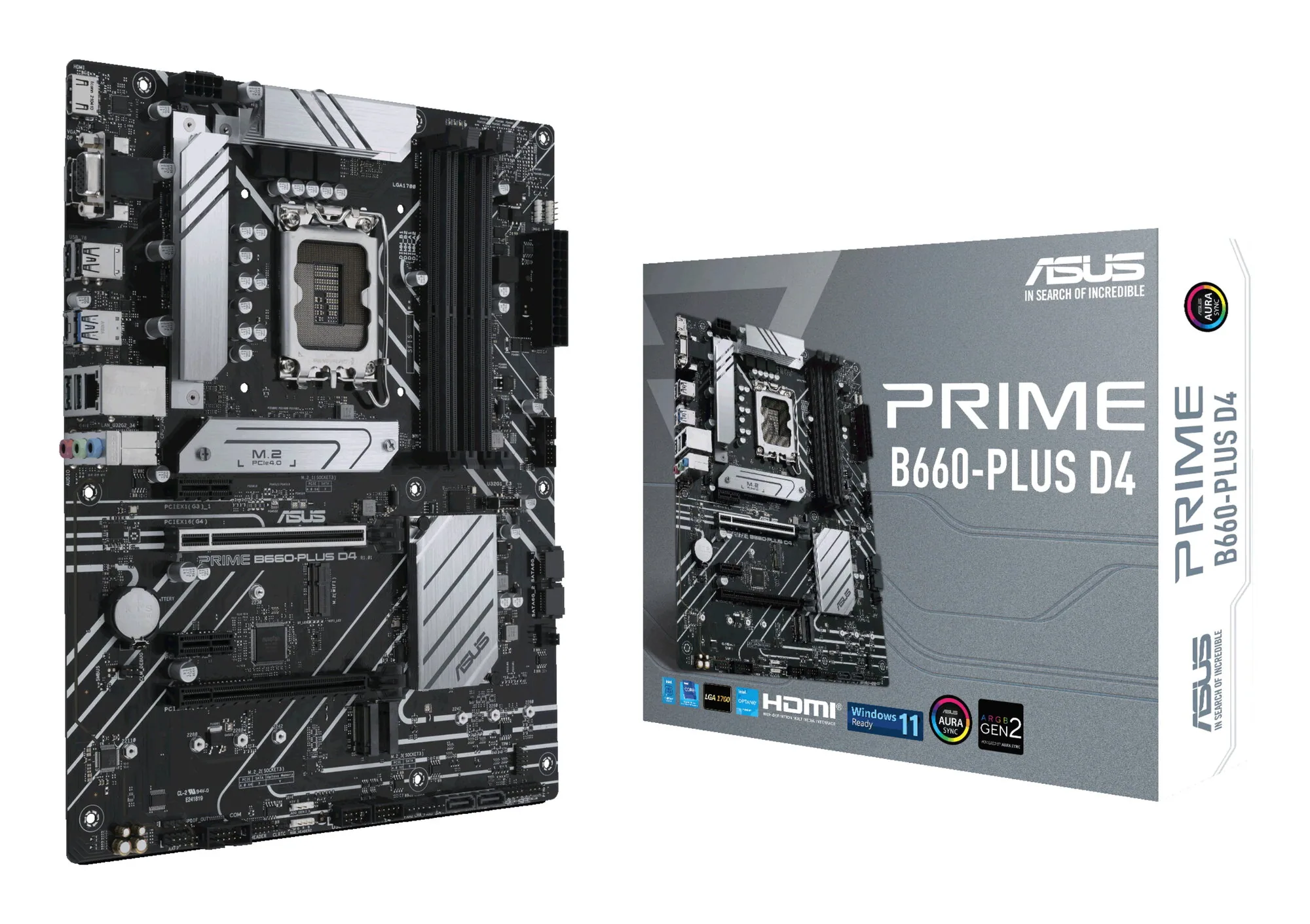 ASUS PRIME B660-PLUS D4 Intel B660 LGA 1700 ATX – Bild 1