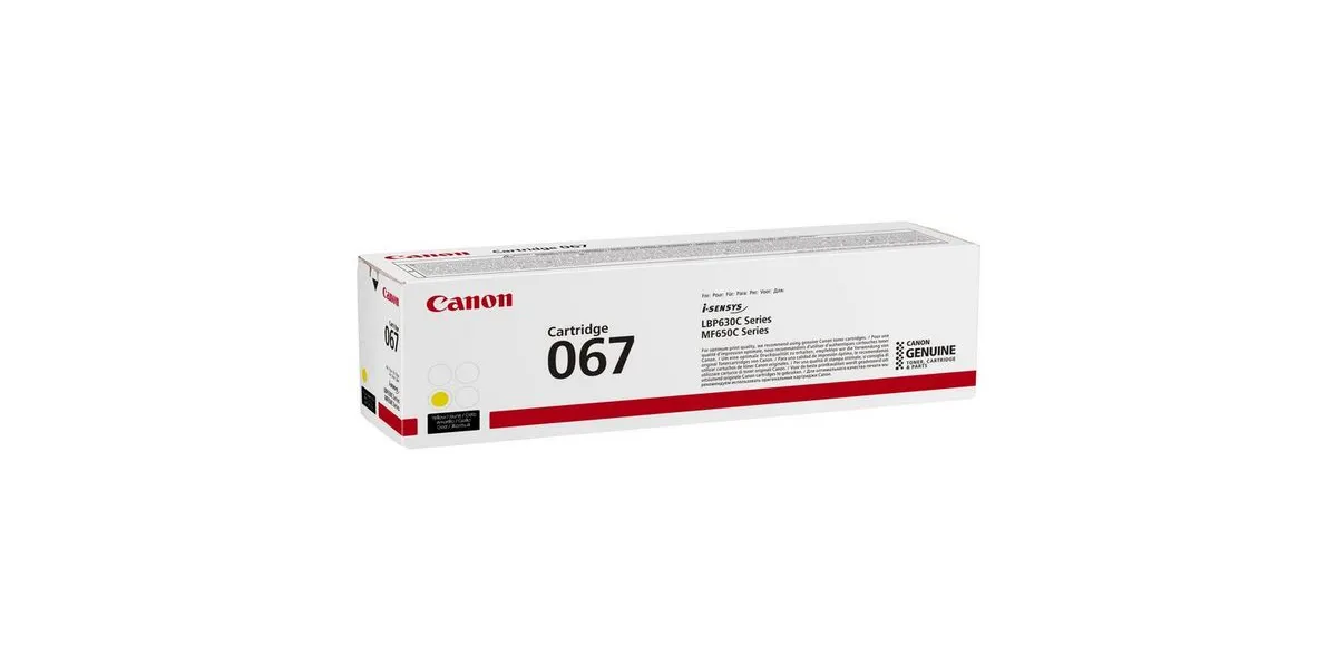 Canon Toner 067 Y yellow 1250 Seiten