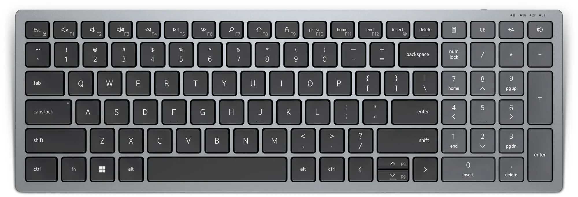 DELL Pro Plus kompakte Tastatur – KB740 - deutsch (QWERTZ) – Bild 1