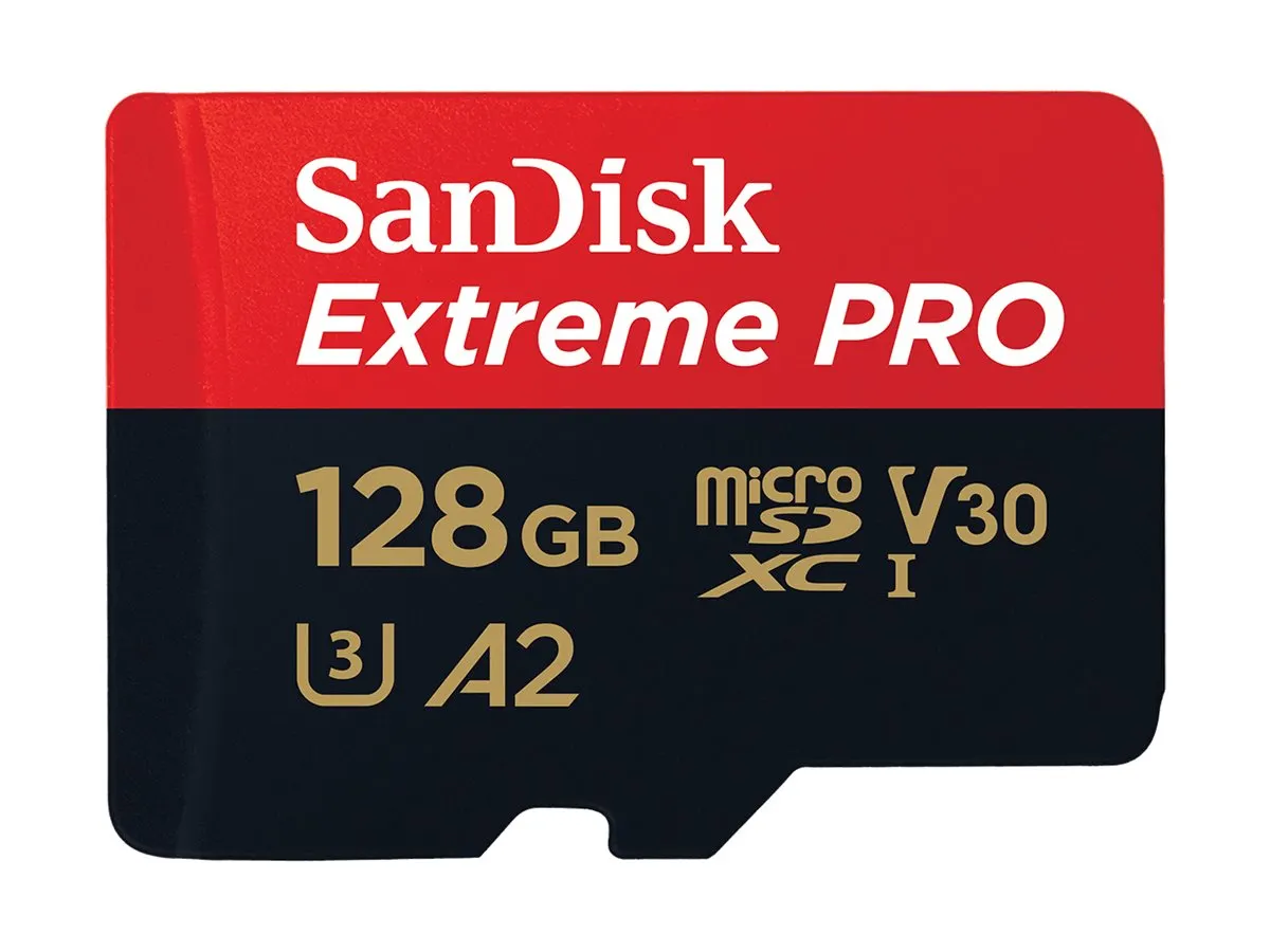 SanDisk SD MicroSD Card Extreme Pro SDXC inkl. Adapt