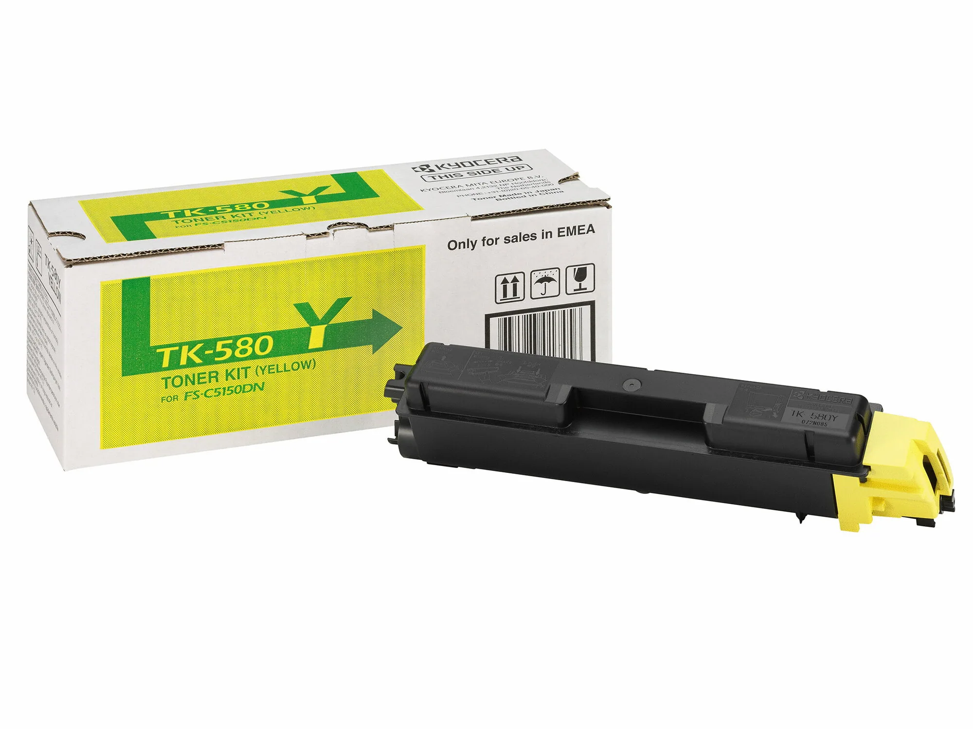 KYOCERA TK-580Y Tonerkartusche 1 Stück(e) Original Gelb – Bild 3