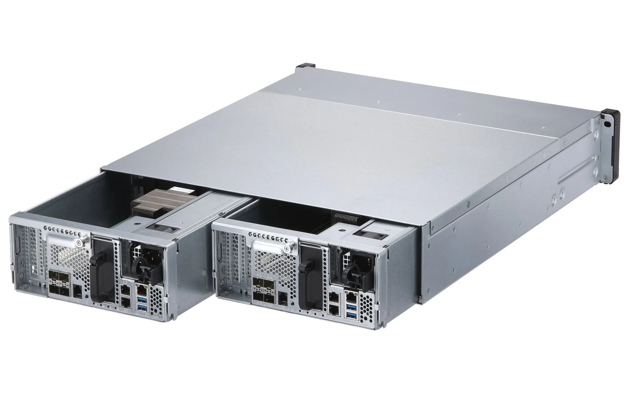 QNAP ES2486dc NAS Rack (2U) Intel® Xeon® D D-2142IT 128 GB DDR4 0 TB QNAP Enterprise System Schwarz – Bild 6