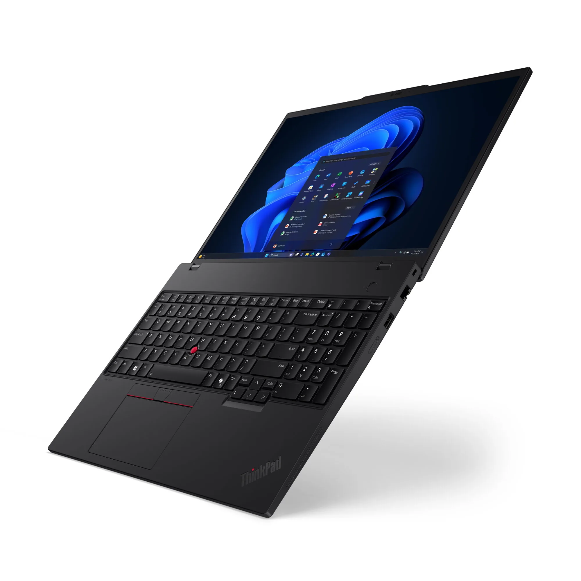 Lenovo ThinkPad T16 Gen 4 (Intel) Intel Core Ultra 5 225U Laptop 40,6 cm (16") WUXGA 16 GB DDR5-SDRAM 512 GB SSD Wi-Fi 6E (802.11ax) Windows 11 Pro Schwarz Deutsch – Bild 2