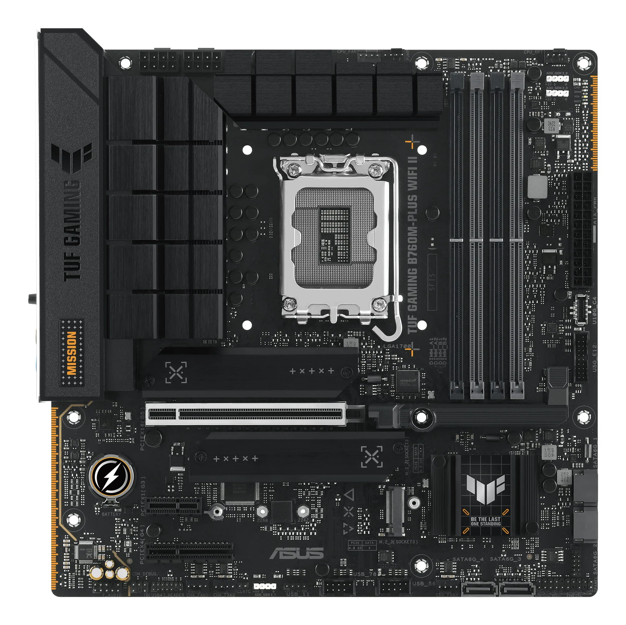 ASUS TUF GAMING B760M-PLUS WIFI II Intel B760 LGA 1700 micro ATX – Bild 1
