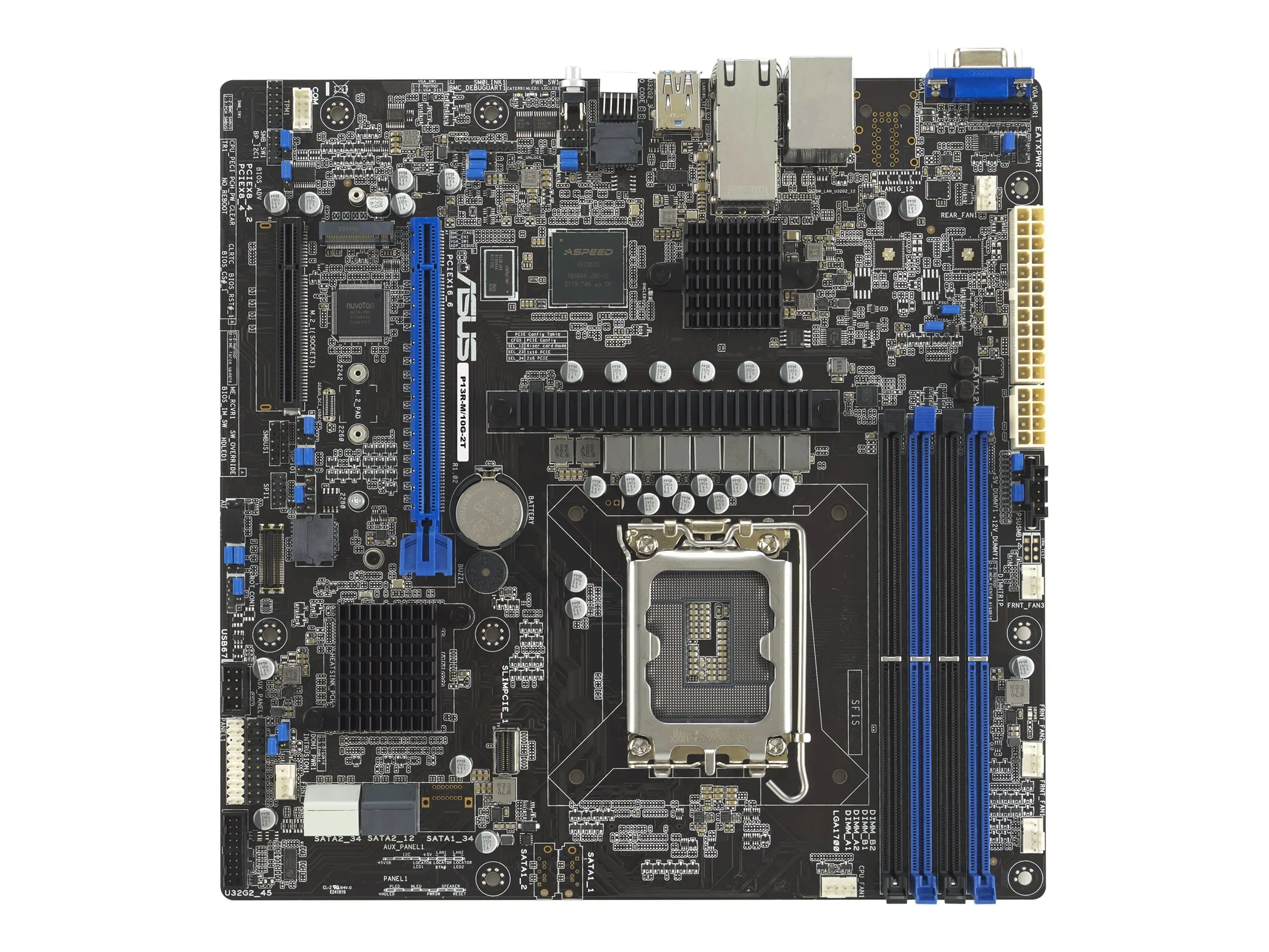ASUS P13R-M/10G-2T  MicroATX  1x LGA 1700 DDR5  2x10G ASMB11