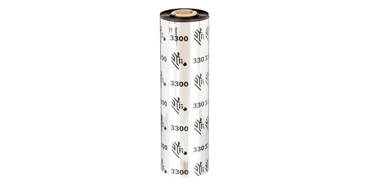 Zebra 3300 Wax/ Resin Thermoband 74 m Schwarz