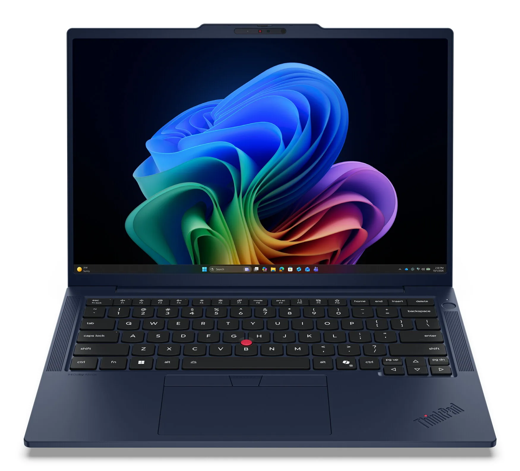 Lenovo ThinkPad T14s Gen 7 (Intel) Copilot+ PC Intel Core Ultra 7 355 Laptop 35,6 cm (14") Touchscreen WUXGA 32 GB LPDDR5x-SDRAM 512 GB SSD Wi-Fi 7 (802.11be) Windows 11 Pro Blau Deutsch – Bild 1