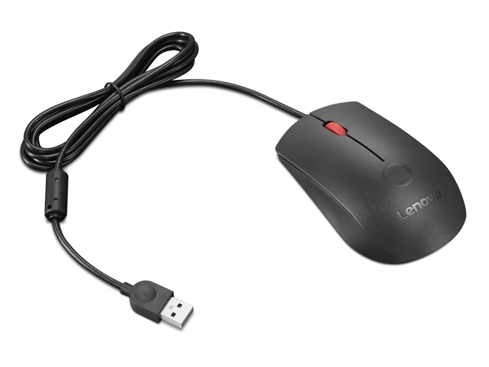 Lenovo 4Y51S24029 Maus Büro Beidhändig USB Typ-A Optisch 2000 DPI – Bild 3