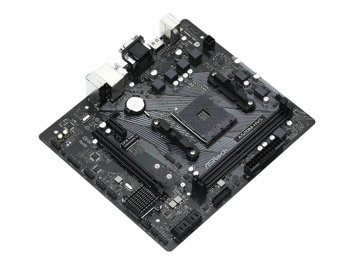 ASRock A520M-HVS                 AM4 mATX VGA/HDMI      DDR4