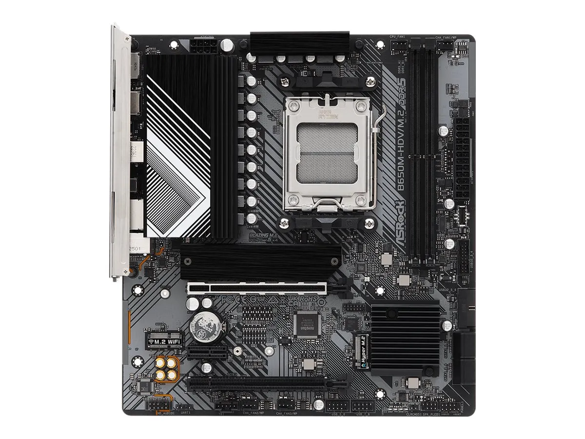 ASRock B650M HDV/M.2             AM5 mATX HDMI/DP       DDR5