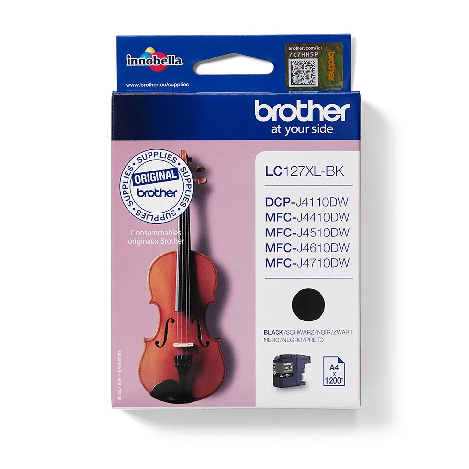 Brother LC127XLBK Druckerpatrone 1 Stück(e) Original Extrahohe (Super-) Ausbeute Schwarz – Bild 3