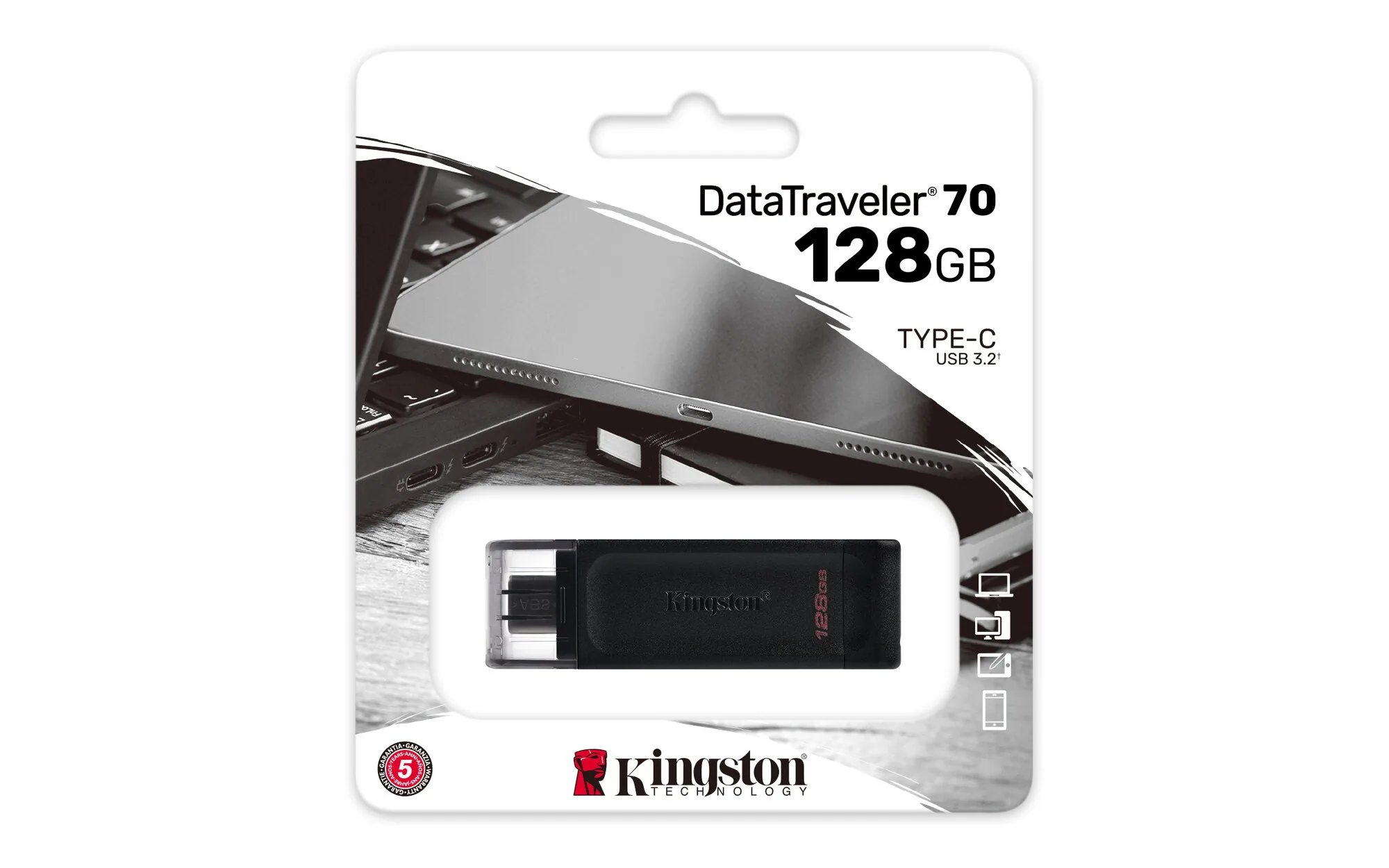 Kingston Technology DataTraveler 128GB USB-C 3.2 Gen 1 70 – Bild 5