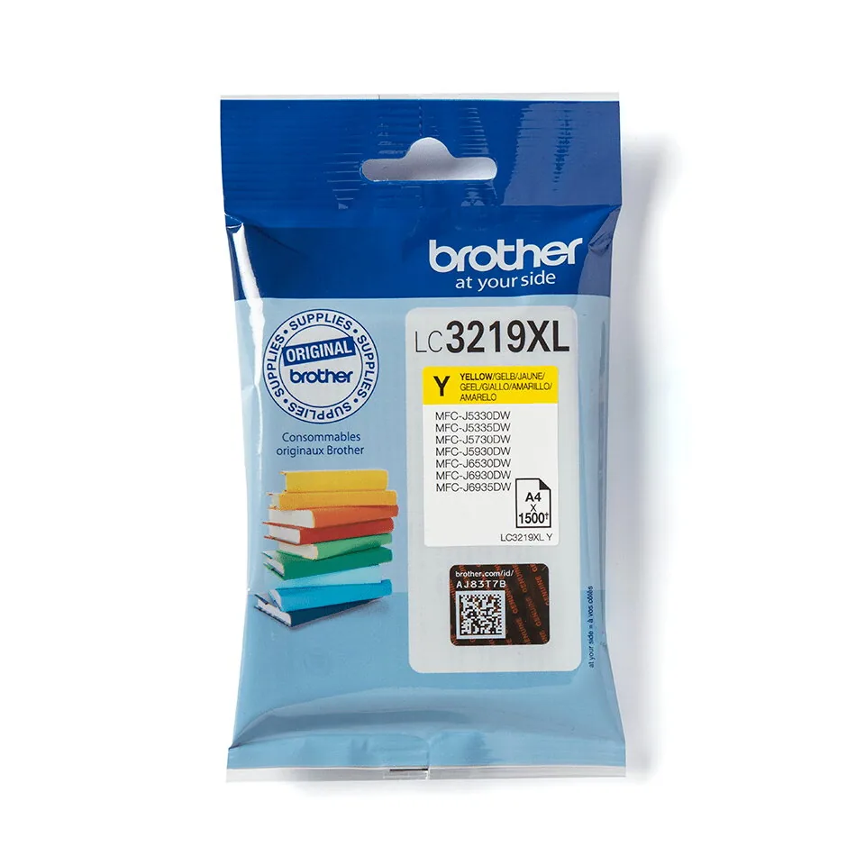 Brother LC3219XLY Druckerpatrone 1 Stück(e) Original Gelb – Bild 1