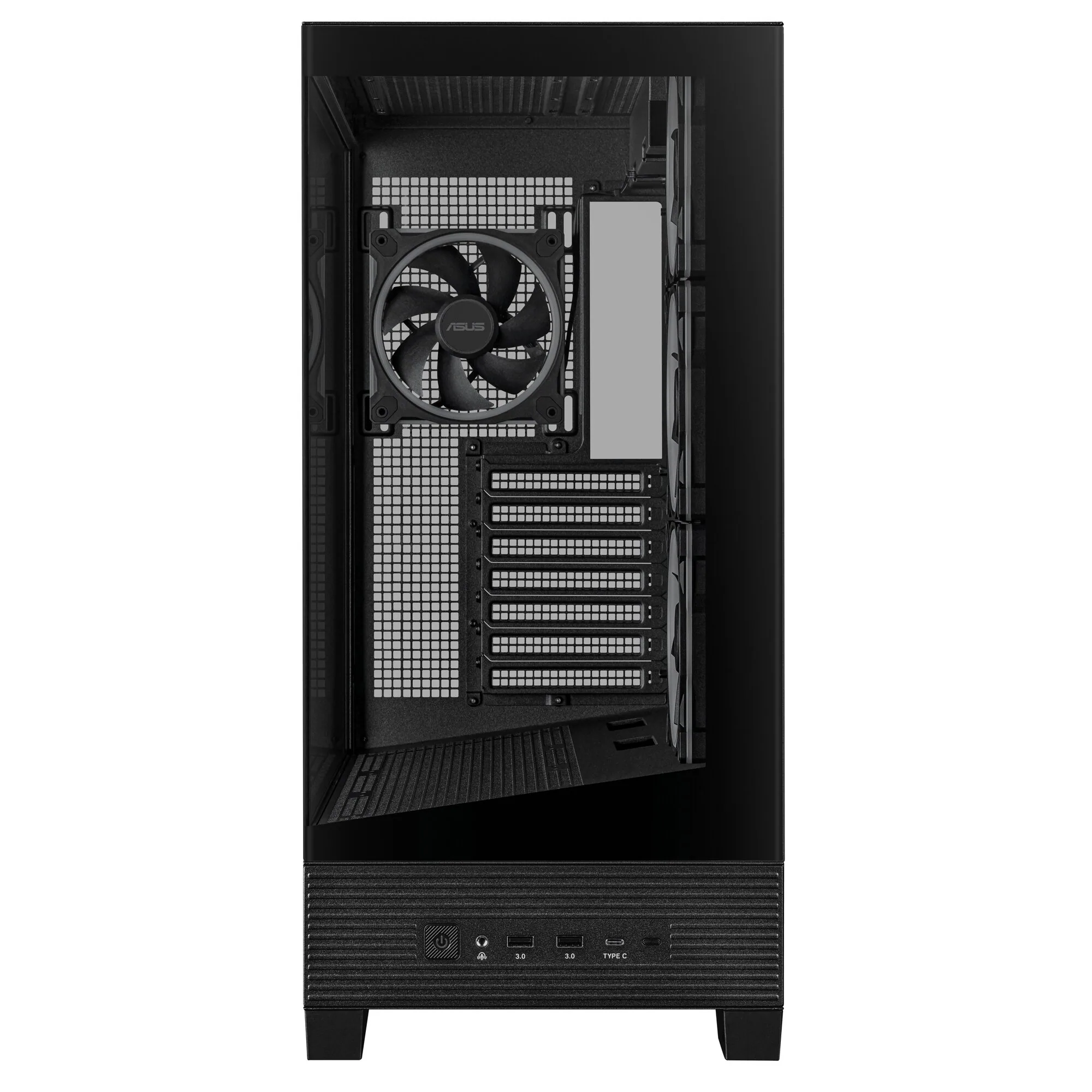 ASUS A31 Plus TG ARGB BLACK Midi Tower Schwarz – Bild 2