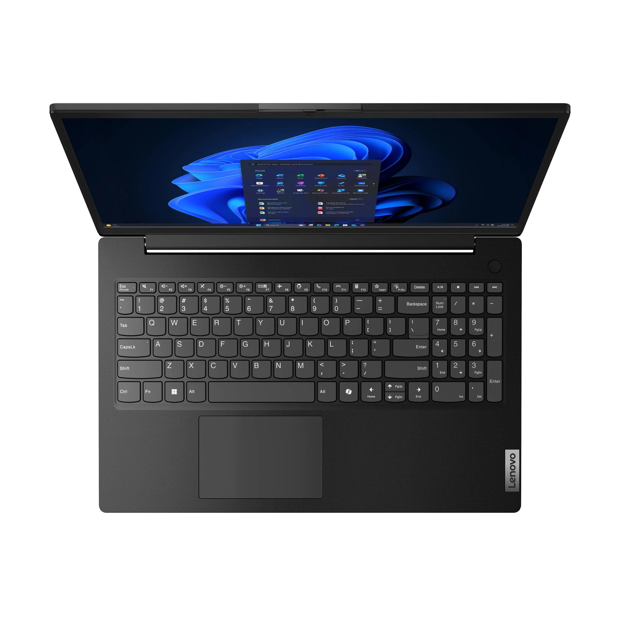 Lenovo V15 G7 IWC Intel Core 5 320 Laptop 39,6 cm (15.6") Full HD 16 GB DDR5-SDRAM 512 GB SSD Wi-Fi 6 (802.11ax) Windows 11 Pro Schwarz Deutsch – Bild 4
