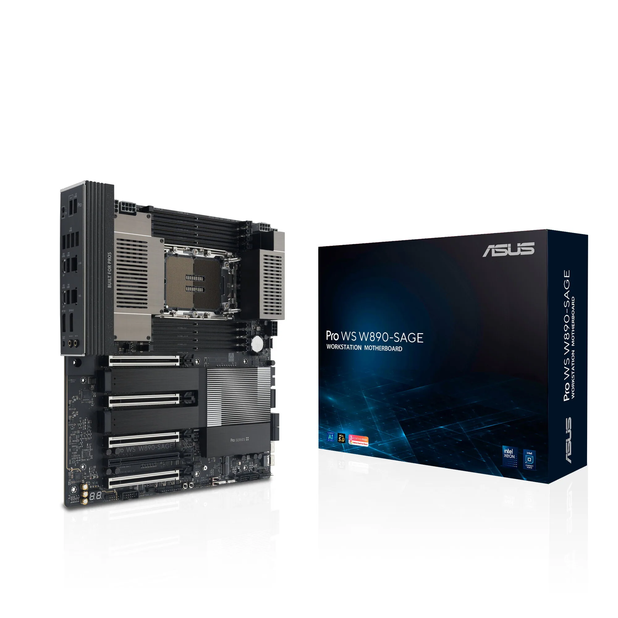 ASUS PRO WS W890-SAGE Intel W890 LGA 4710-2 CEB – Bild 1