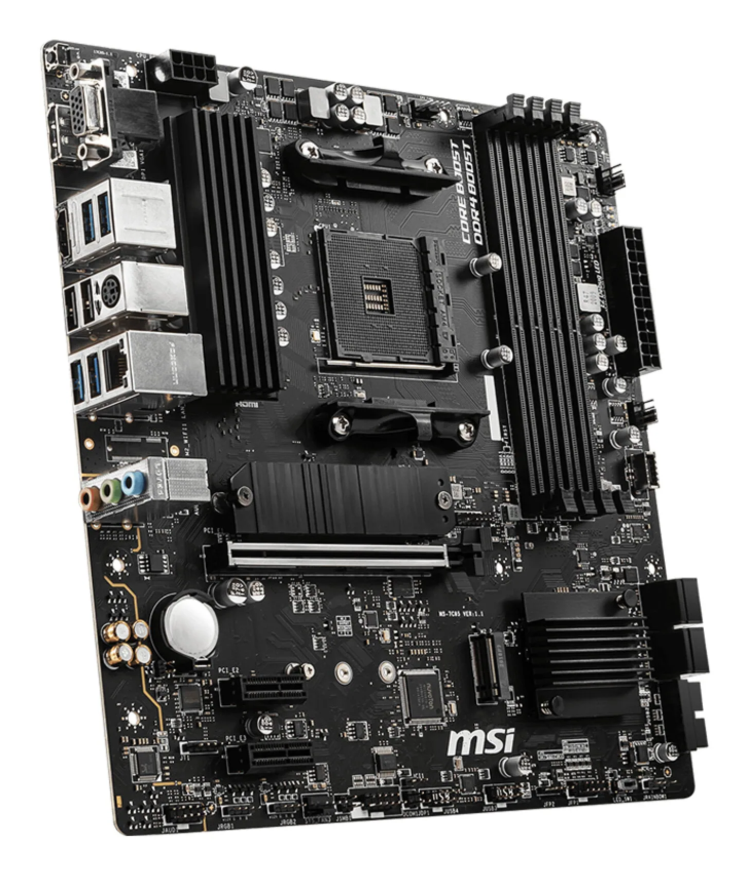MSI B550M PRO-VDH Motherboard AMD B550 Sockel AM4 micro ATX – Bild 2