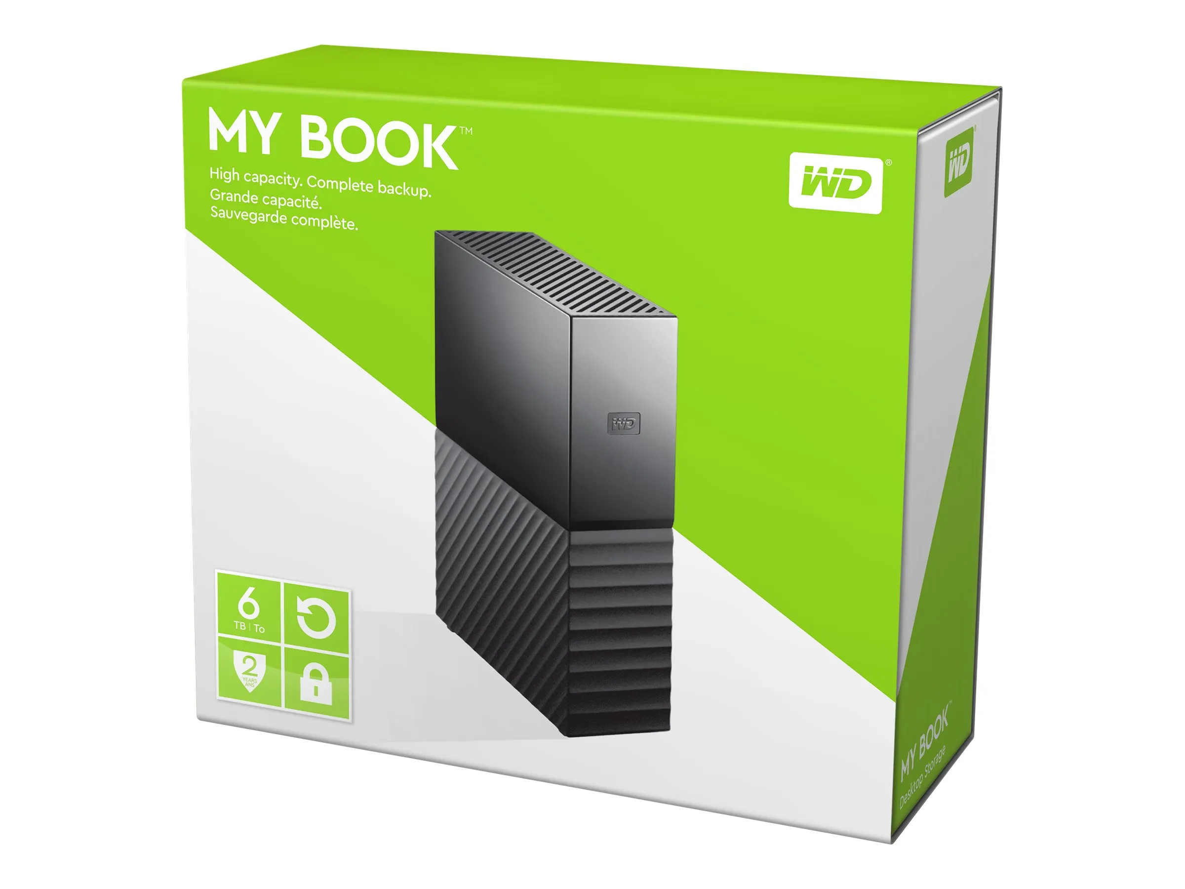 WD 8.9 cm USB3.2 MyBook extern Schwarz