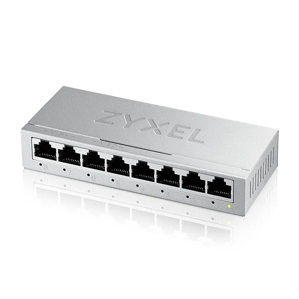 Zyxel GS-108BV5-EU0101F Netzwerk-Switch Unmanaged L2 Gigabit Ethernet (10/100/1000) – Bild 1
