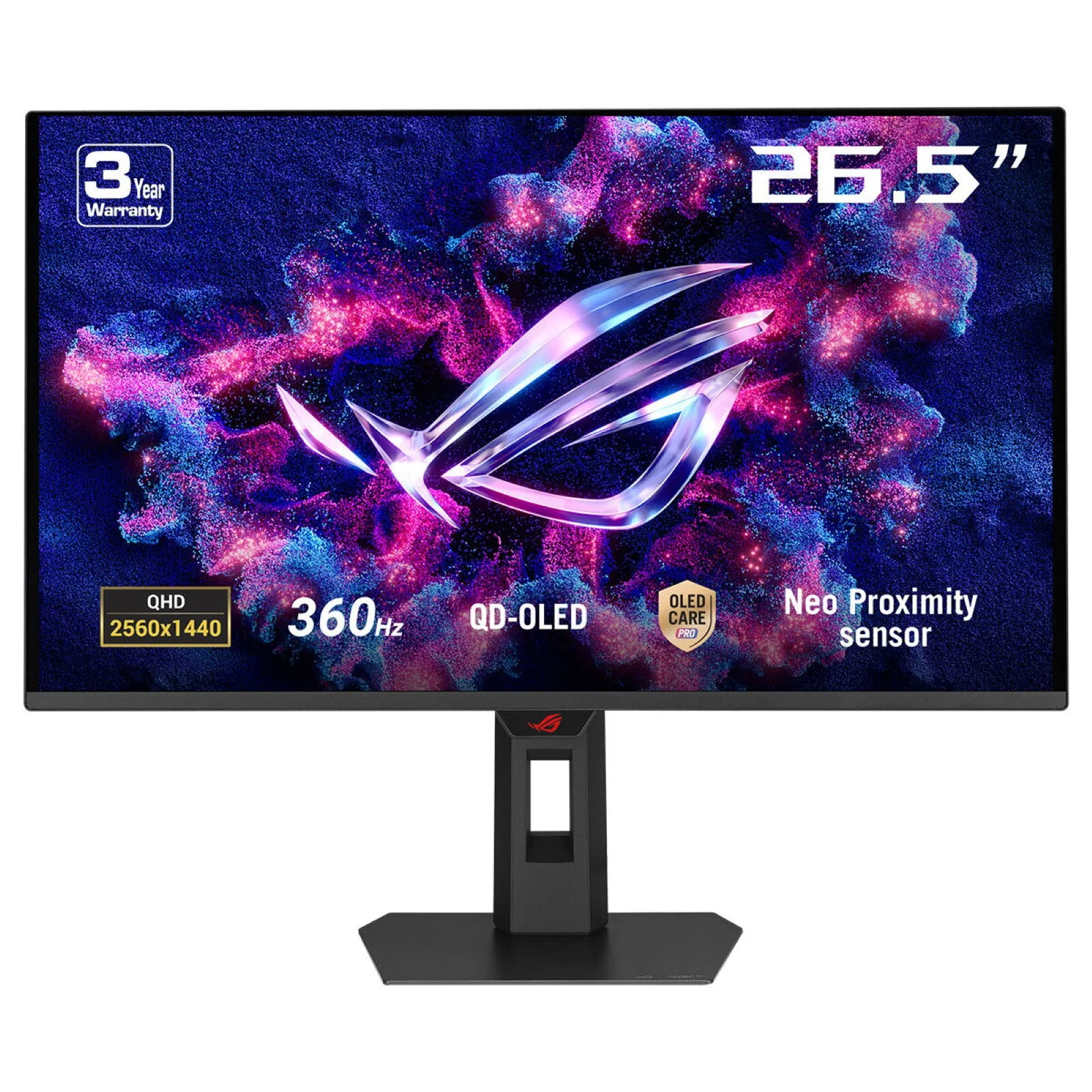 ASUS ROG Strix OLED XG27AQDNG Computerbildschirm 67,3 cm (26.5") 2560 x 1440 Pixel Quad HD QD-OLED Schwarz – Bild 1
