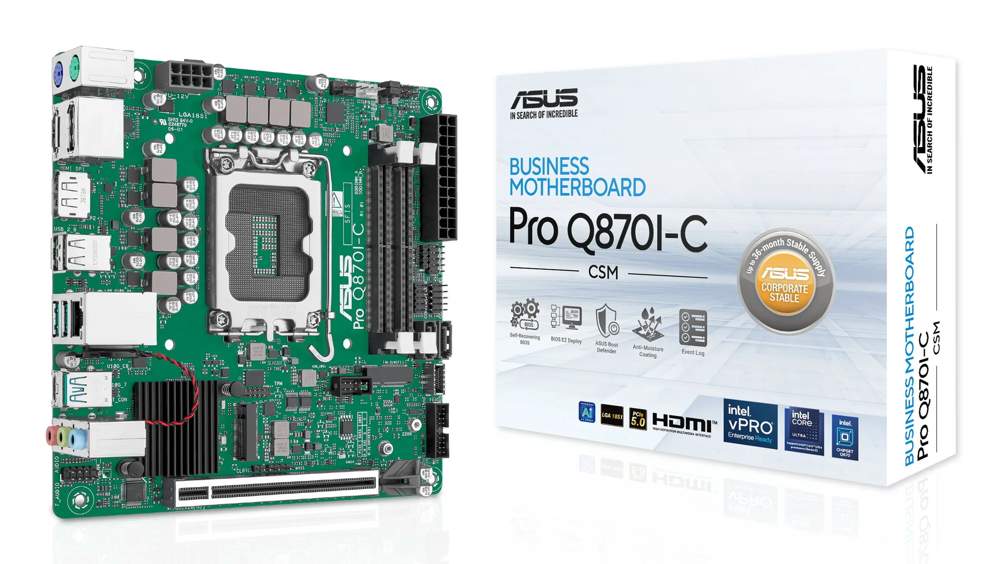 ASUS PRO Q870I-C-CSM Intel Q870 LGA 1851 (Socket V1) mini ITX – Bild 5