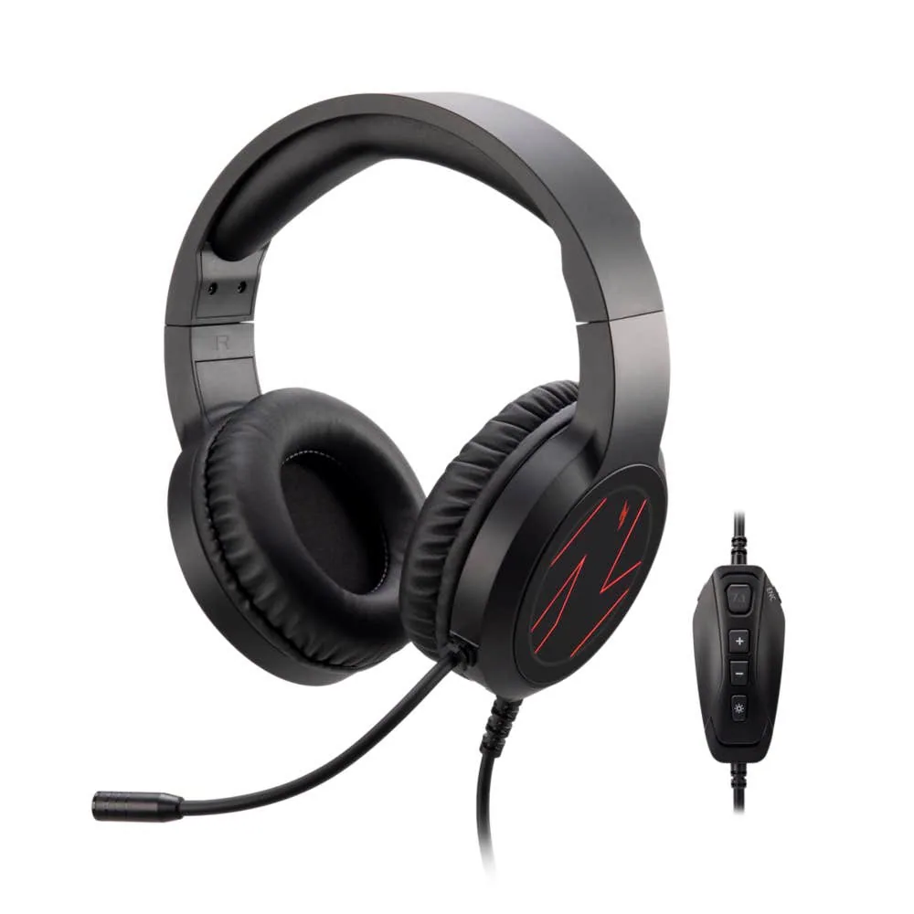 Acer NHW310 Kopfhörer Kabelgebunden Kopfband Gaming USB Typ-A Schwarz – Bild 1