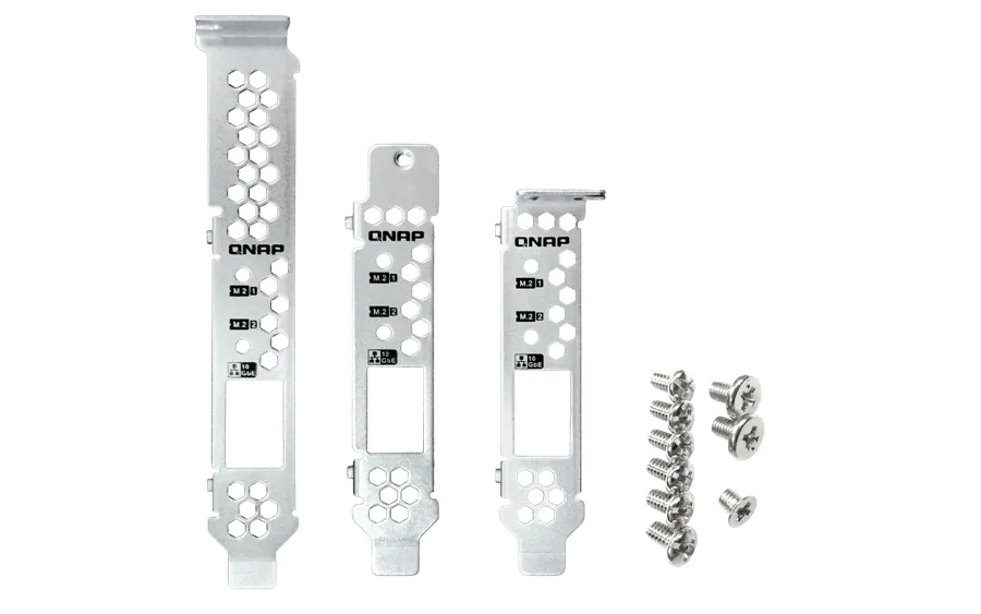 QNAP BRKT-QM2-10G1T Montage-Kit Grau – Bild 1