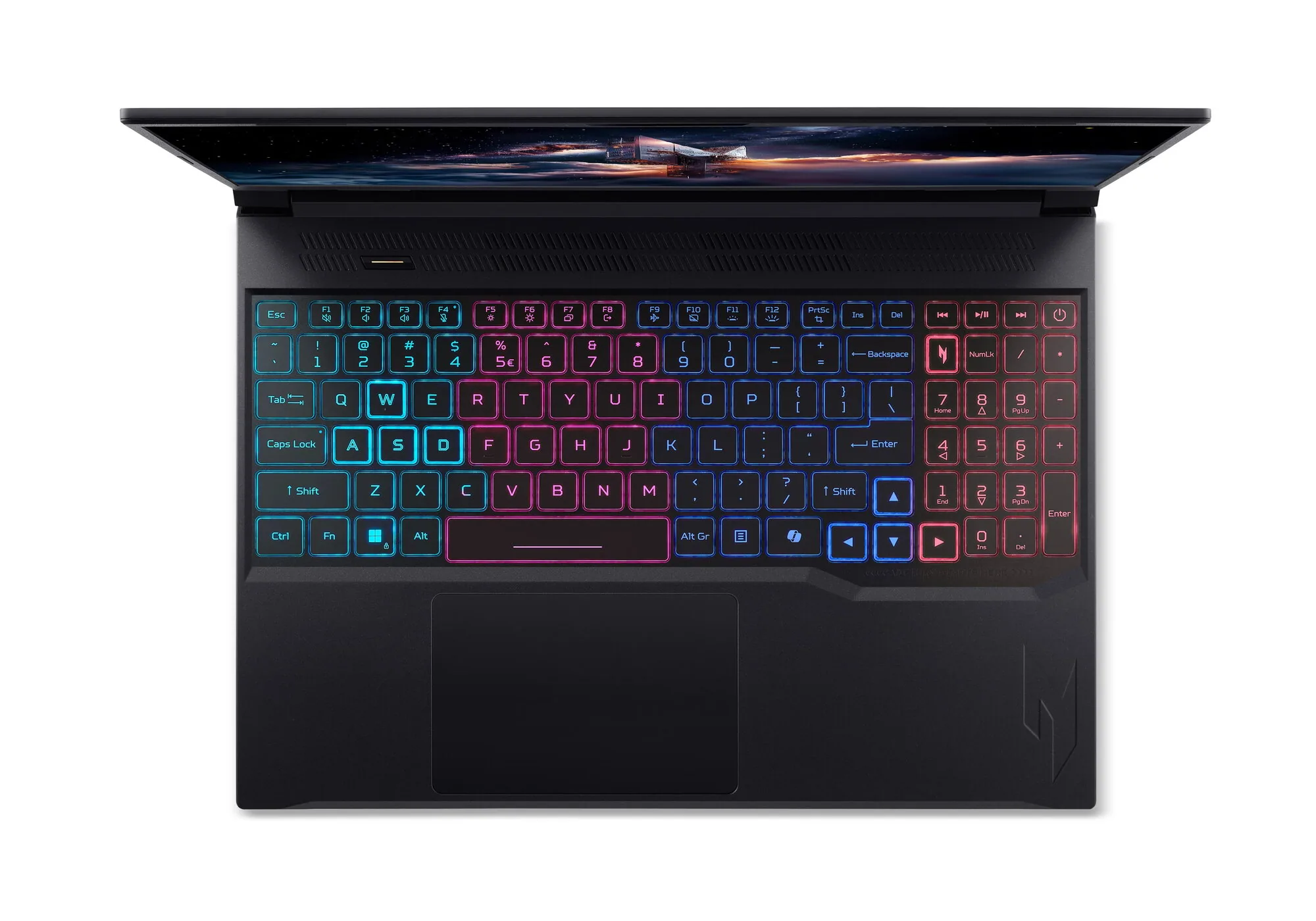 Acer Nitro V 16S ANV16S-71-77SA Intel Core 7 240H Laptop 40,6 cm (16") WQXGA 16 GB DDR5-SDRAM 1 TB SSD NVIDIA GeForce RTX 5070 Wi-Fi 6 (802.11ax) Windows 11 Home Schwarz Deutsch – Bild 4