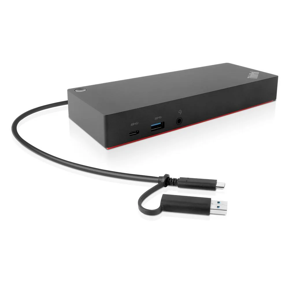 Lenovo ThinkPad Hybrid USB-C with USB-A Dock Kabelgebunden USB 3.2 Gen 2 (3.1 Gen 2) Type-C Schwarz – Bild 2