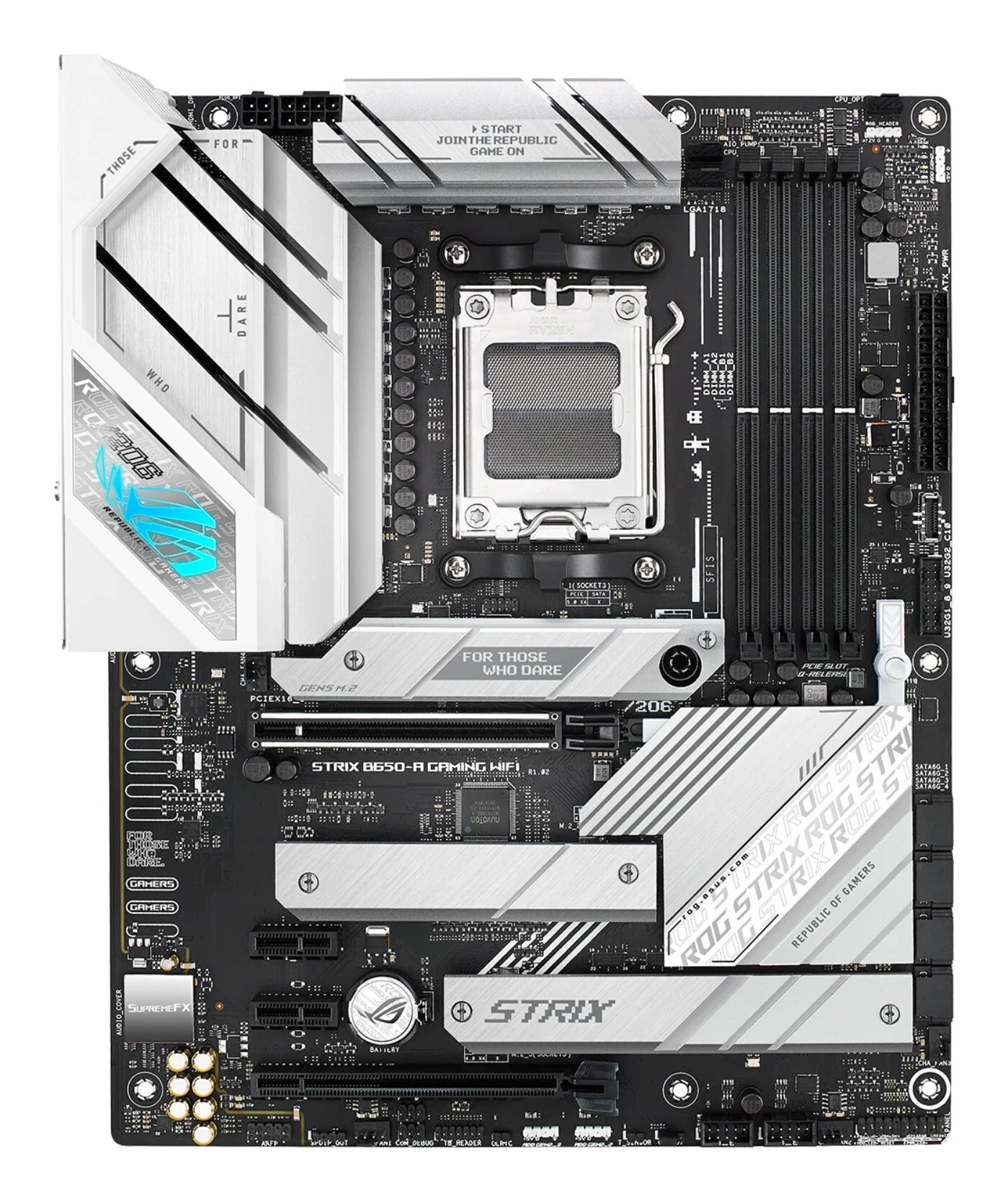 ASUS ROG STRIX B650-A GAMING WIFI AMD B650 Sockel AM5 ATX – Bild 2