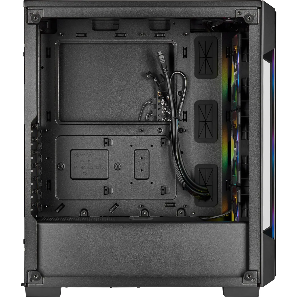 Corsair Geh Midi iCUE 220T RGB Smart Tempered Glas (B)