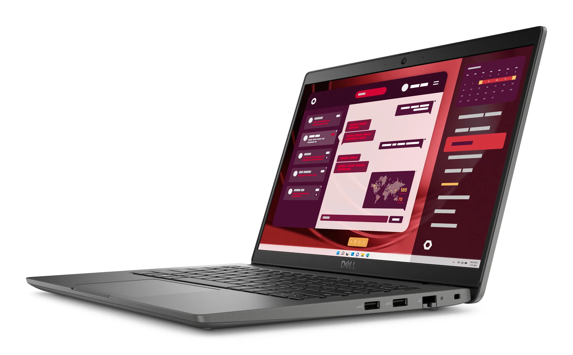 DELL Latitude 3450 Intel® Core™ i5 i5-1345U Laptop 35,6 cm (14") Full HD 16 GB DDR5-SDRAM 512 GB SSD Wi-Fi 6E (802.11ax) Windows 11 Pro Grau Deutsch – Bild 3