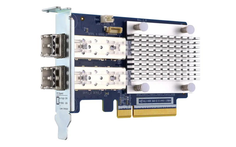 QNAP QXP-16G2FC Netzwerkkarte Eingebaut Faser 14025 Mbit/s – Bild 1