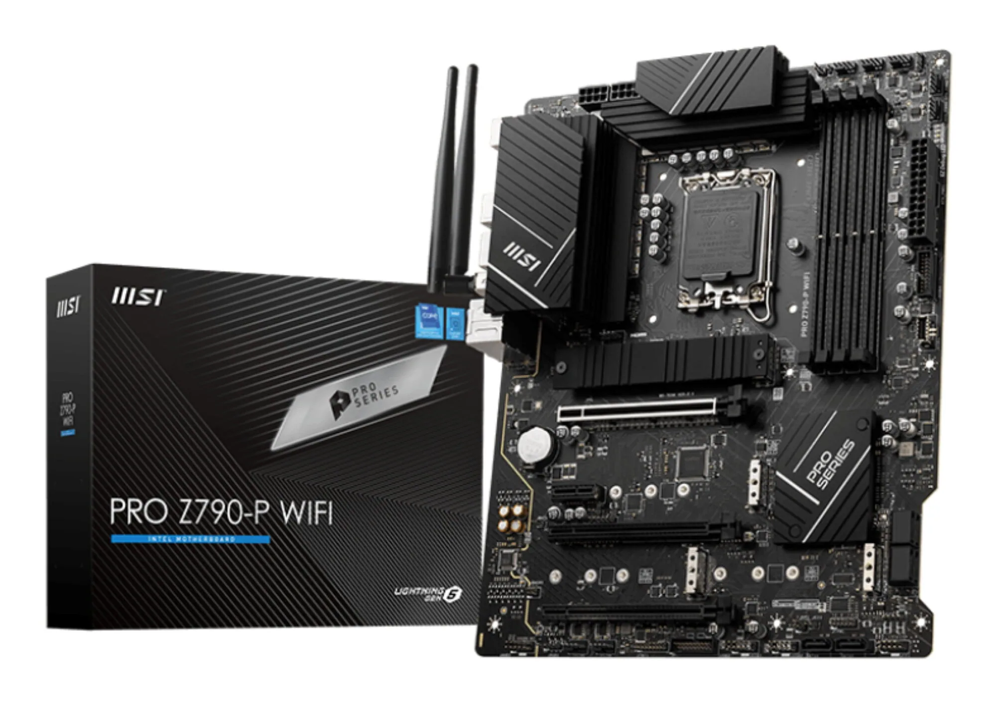 MSI PRO Z790-P WIFI Motherboard Intel Z790 LGA 1700 ATX – Bild 1