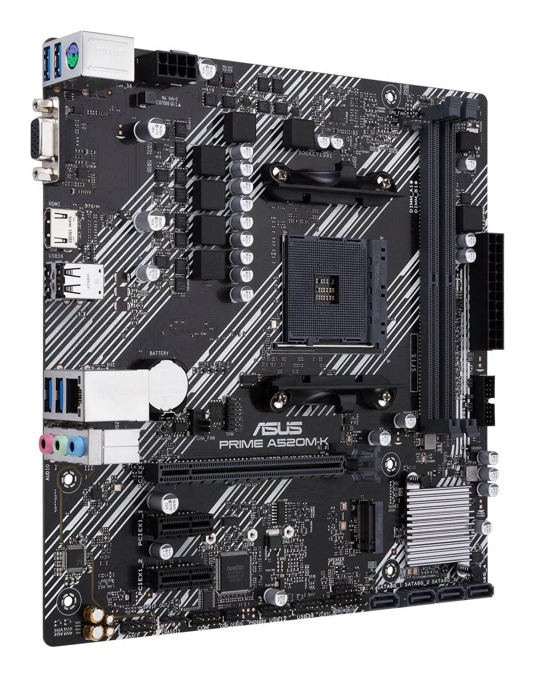 ASUS PRIME A520M-K AMD A520 Sockel AM4 micro ATX – Bild 3