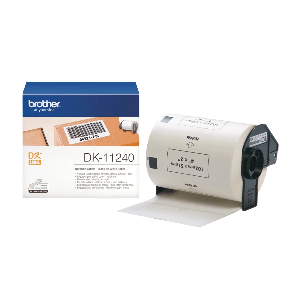 Brother DK-11240 Druckeretikett Weiß – Bild 1