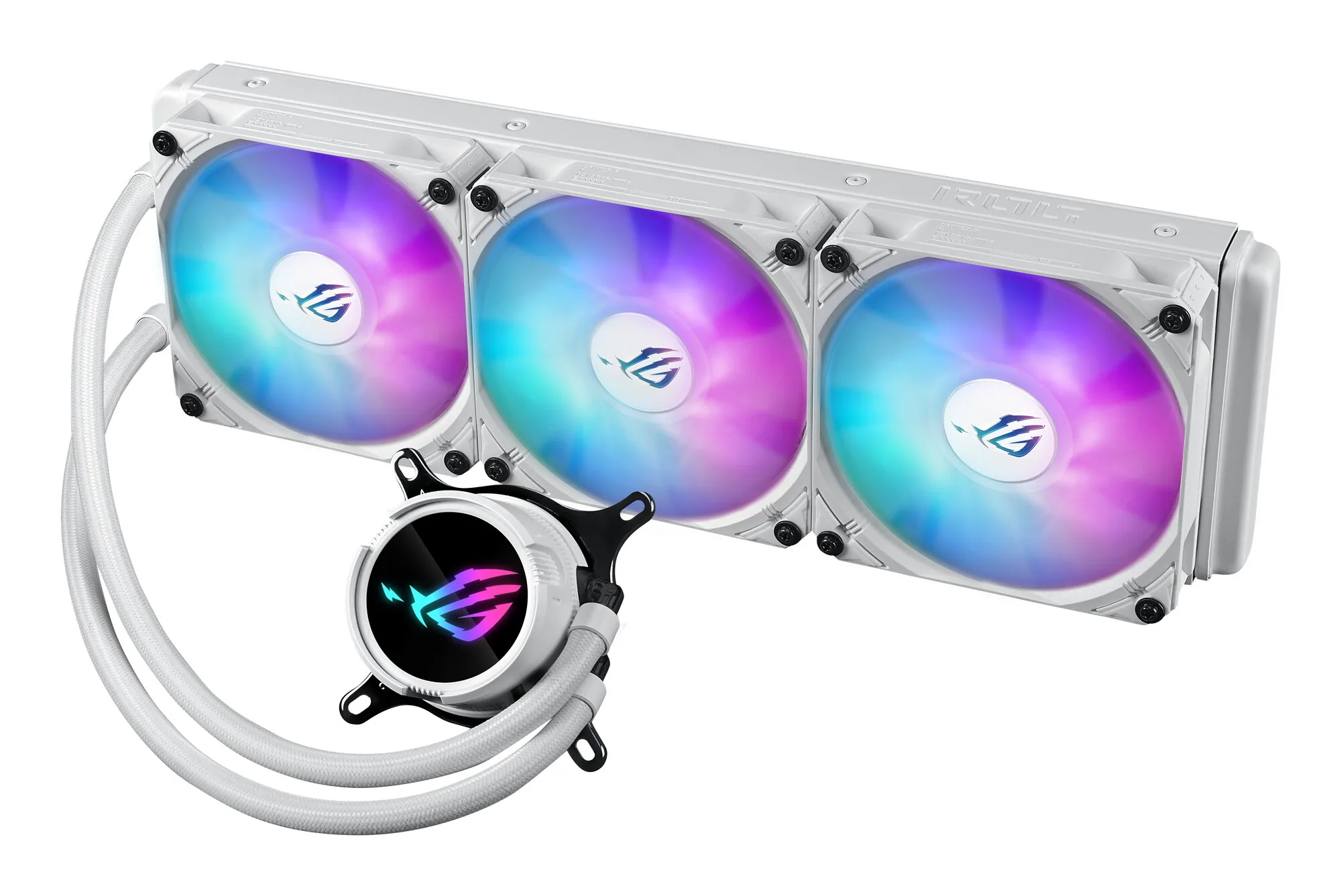 ASUS ROG Strix LC III 360 ARGB White Edition Prozessor All-in-One-Flüssigkeitskühler 12 cm Weiß – Bild 1